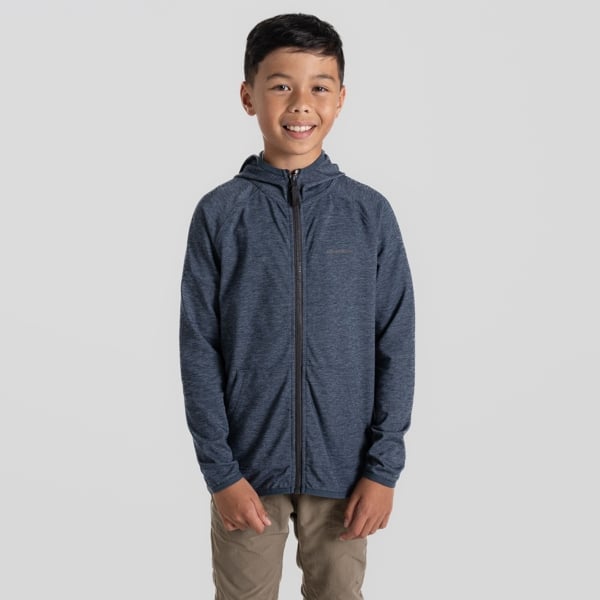 Craghoppers Kid's Frey Nosilife Hooded Jacket - Blue Navy