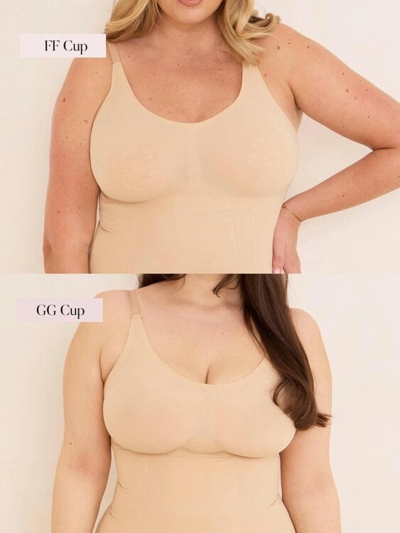 Perky Pear 360Sculpt™ Bust Support Body Suit-BEIGE