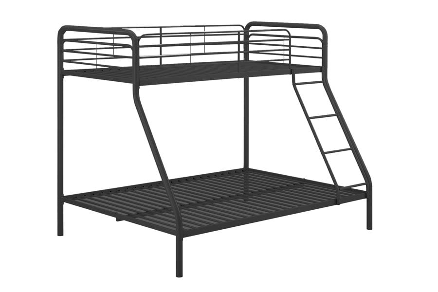 Dorel Home Bunk Bed Metal Black - Single Double