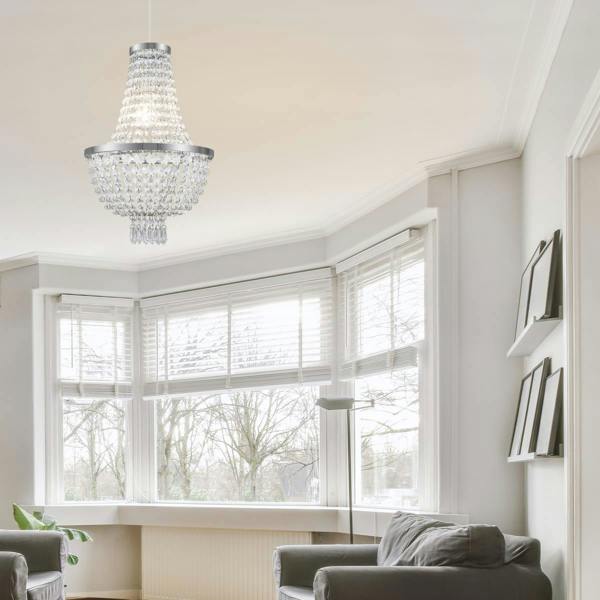 COSYLYTE Adelle 2-Tier Easyfit Beaded Lamp Shade