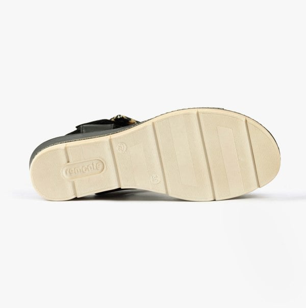 Remonte D2L53-00 Womens Sandals Black