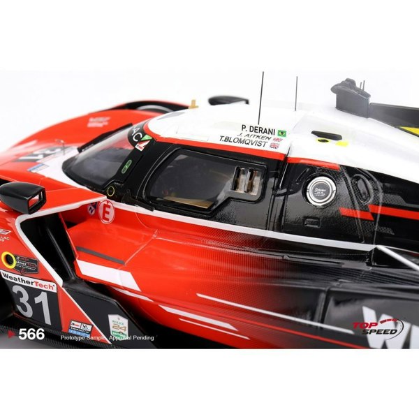 Cadillac V-Series.R No.31 2024 IMSA Daytona 24 Hrs 2nd Place 1:18 Scale Topspeed TS0566
