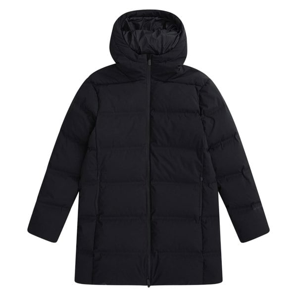 Animal Mens Tech Down Heat Sealed Baffles Padded Jacket - Black