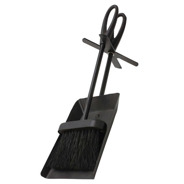 Fireside Ash Brush & Shovel Set Durable Fireplace Stove & BBQ Cleaner