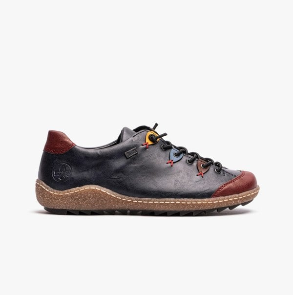 Rieker L7561-14 Womens Shoes - Blue/Multi