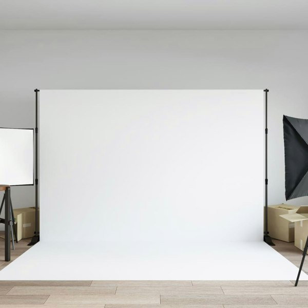 Berkfield Backdrop Stand Black 305x243 cm Steel