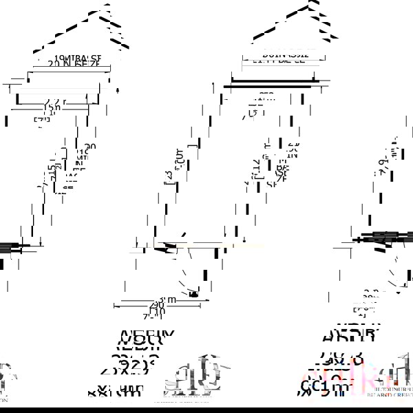 Shire Avesbury 8x8 Log Cabin 19mm interlock  Cladding - Best Shed