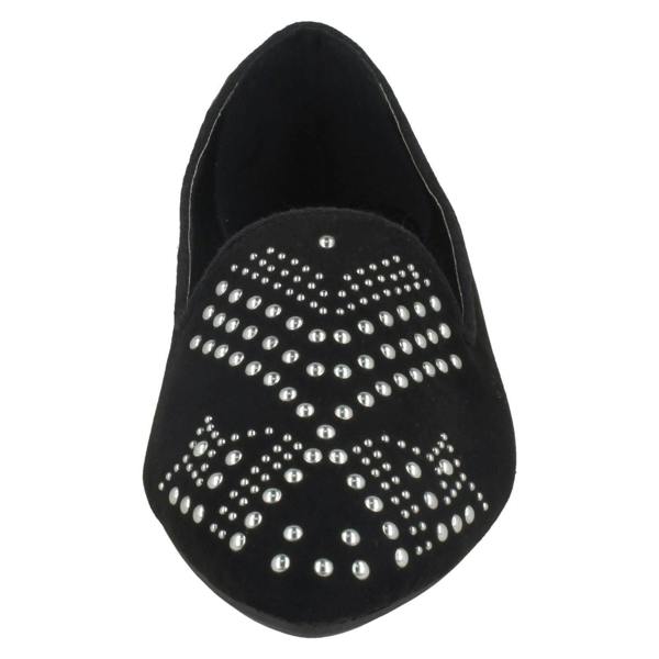 Spot On Ladies Spot On Flat Slipper Cut Ballerinas
