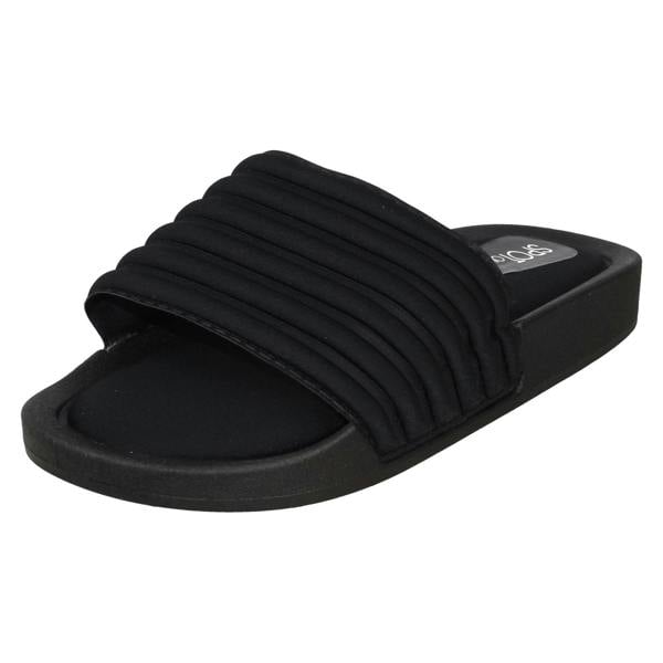 Spot On Ladies Spot On Mule Sandals Sliders F00405