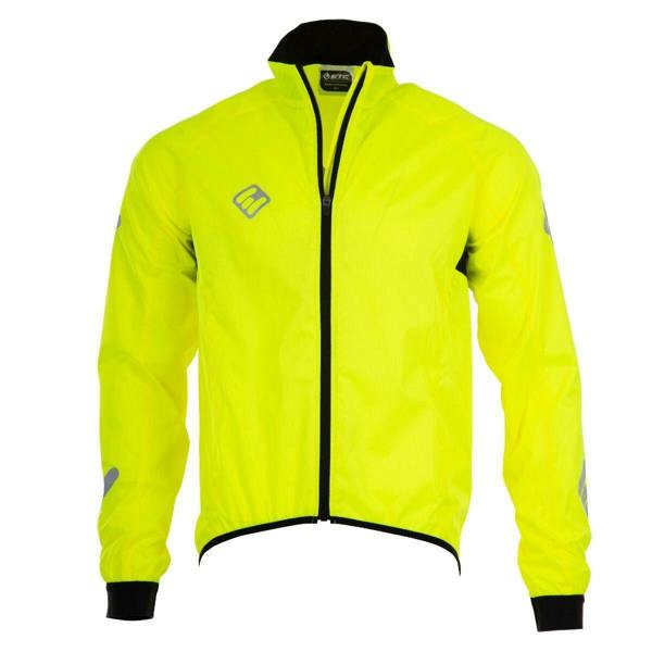 ETC Unisex Arid Weatherproof Reflective Cycling Rain Jacket - Yellow