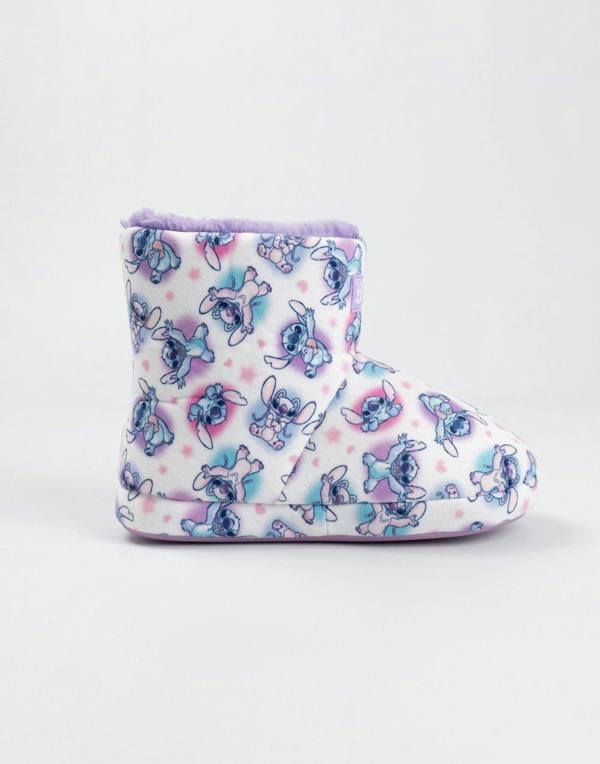 Lilo & Stitch Girls Multicoloured Character AOP Slipper Boots
