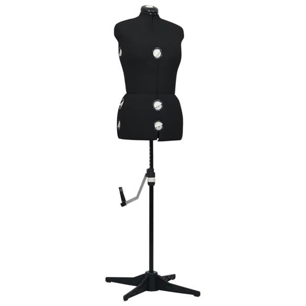 Berkfield Home Berkfield Adjustable Dress Form Female Black M Size 40-46