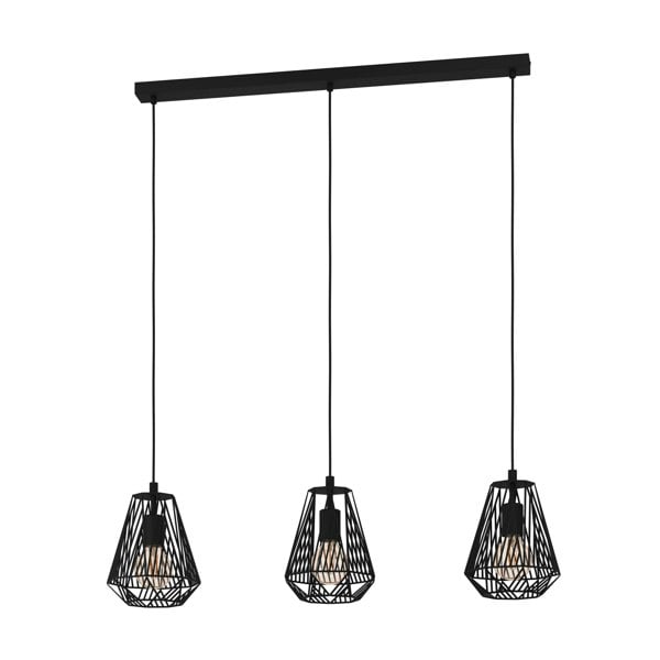 EGLO Stype Industrial Black Steel Pendant Light WBS