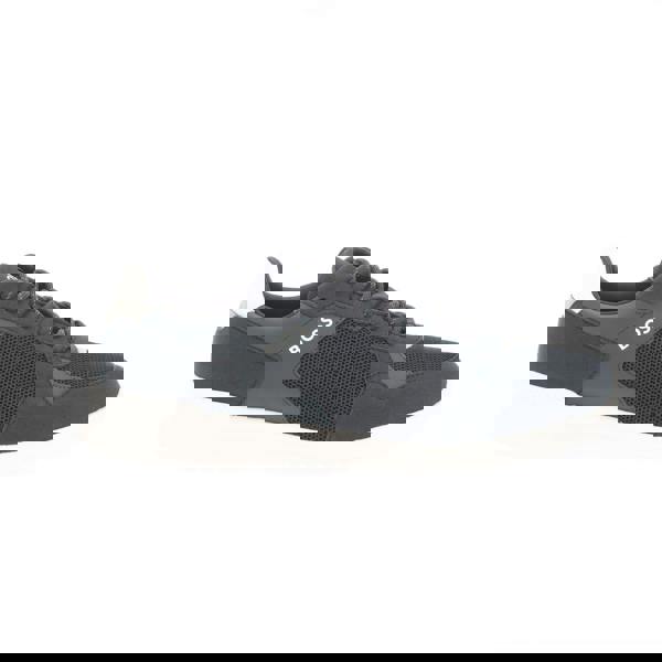 Boss Mens Extreme Suede Running Trainers - Dark Blue/White - 