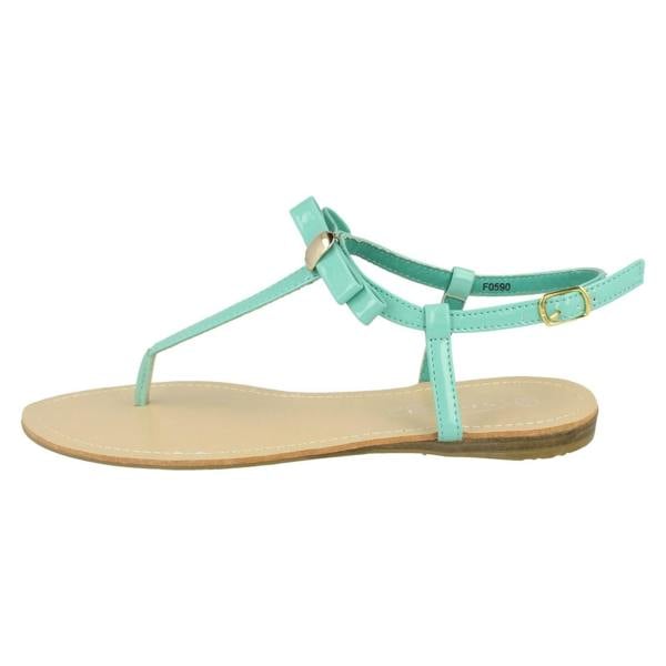 Spot On Ladies Spot On Open Toe Sandals