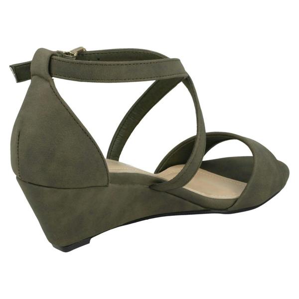 Anne Michelle Ladies Anne Michelle Wedge Sandal