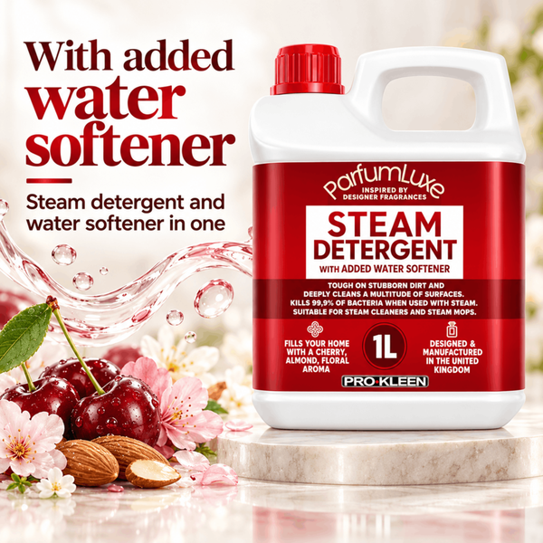 ProKleen Pro-Kleen Parfum Luxe Steam Mop Detergent Lost Cherry 1L x2 - Deeply Cleans, Removes Stains, Deodorises