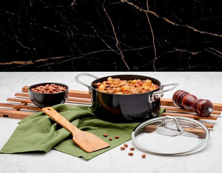 Rozi Zest Gusto Collection Non-Stick Granite Casserole