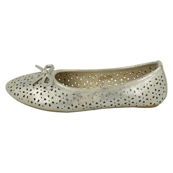 Spot On Girls Spot On Cut Out Detail Ballerina Flats