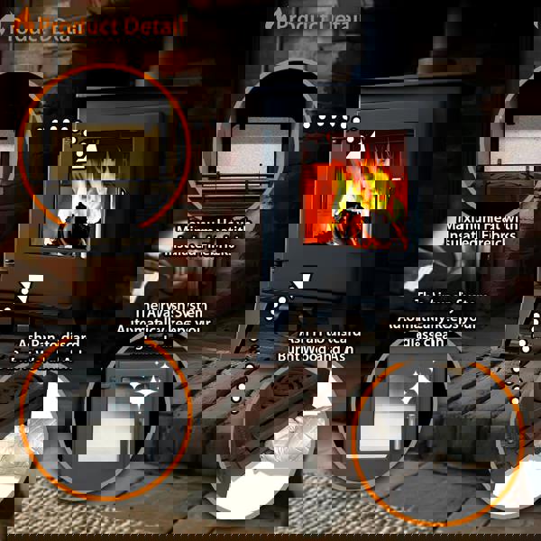 Royal Fire Milano 5kW Steel Multifuel Stove