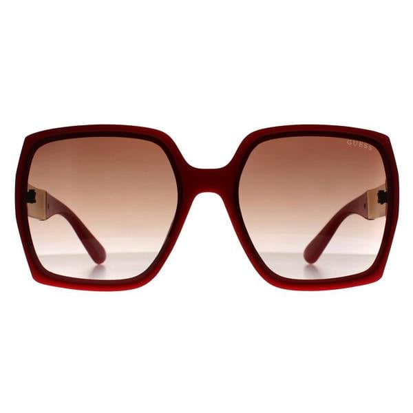 Guess Sunglasses GO00031 66F Shiny Red Brown Gradient