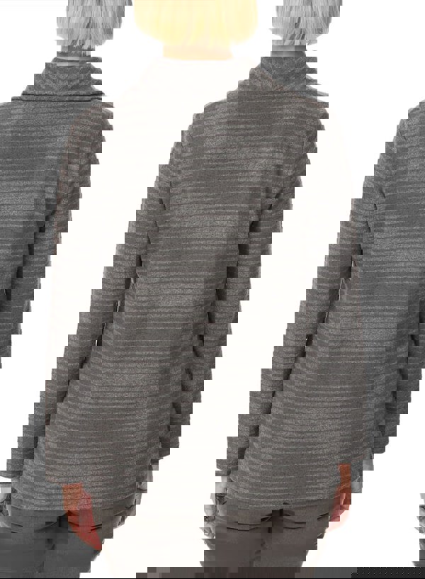 PennyPlain Supersoft Cowl Neck Top - Iron