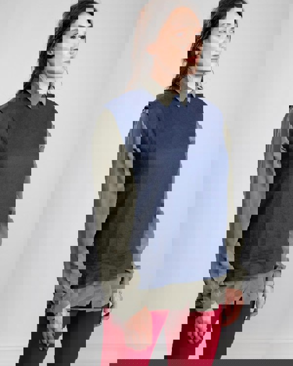 Great Plains Alana Linen Womens Polo Neck Top