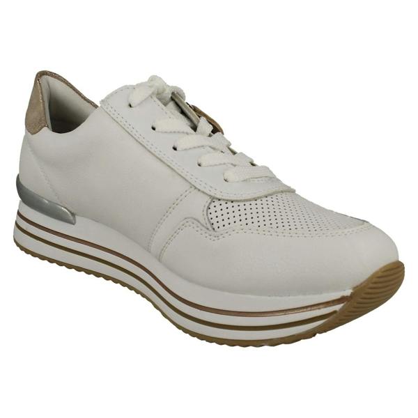 Remonte Ladies Remonte Lace Up Trainers With Platform Sole D1318