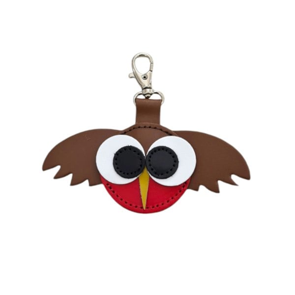Zatchels Robin Handmade Leather Bag Charm