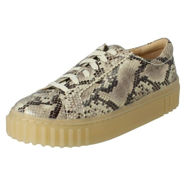 Clarks Ladies Clarks Chunky Sole Lace Up Casual Shoes Mayhill Walk