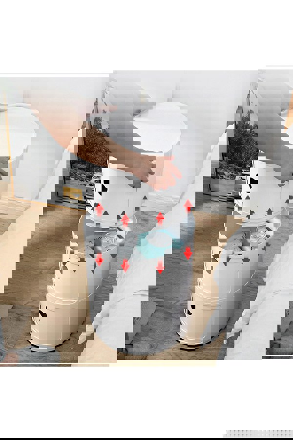 Living and Home 3-Tiered Plastic Storage Drawer Unit