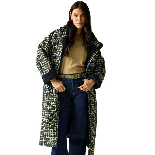 Regatta Womens/Ladies Orla Kiely Eclipse Robe - Navy - 