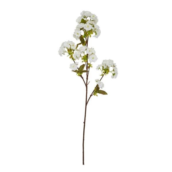 Wyld Haus Set of 3 Artificial Flowers Tall White Blossom Stems