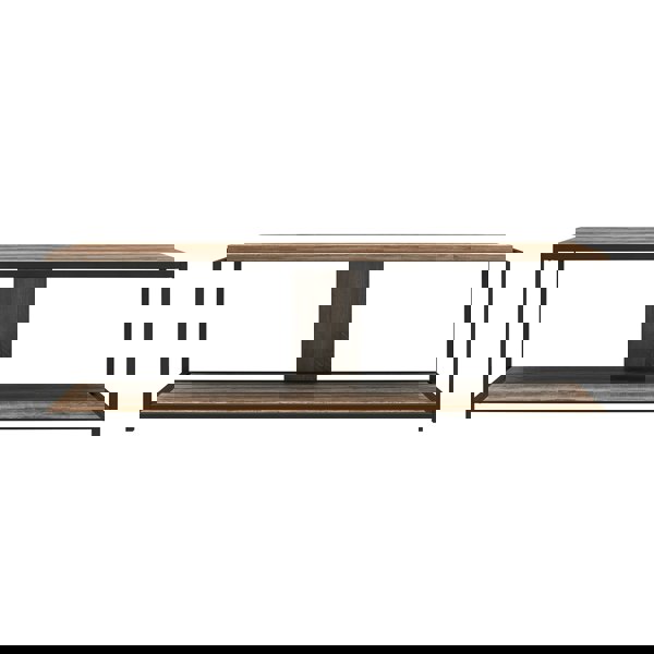 Dorel Home Quincy TV-Stand in Weathered Oak