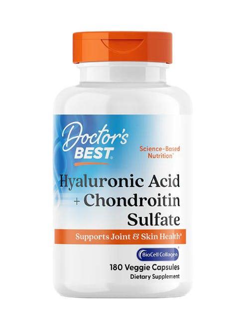 Doctor's Best Hyaluronic Acid + Chondroitin Sulfate with BioCell Collagen - 180 caps