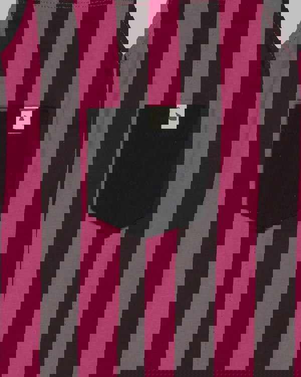organic cotton Pink Bold Stripe Print Dungarees - image 4