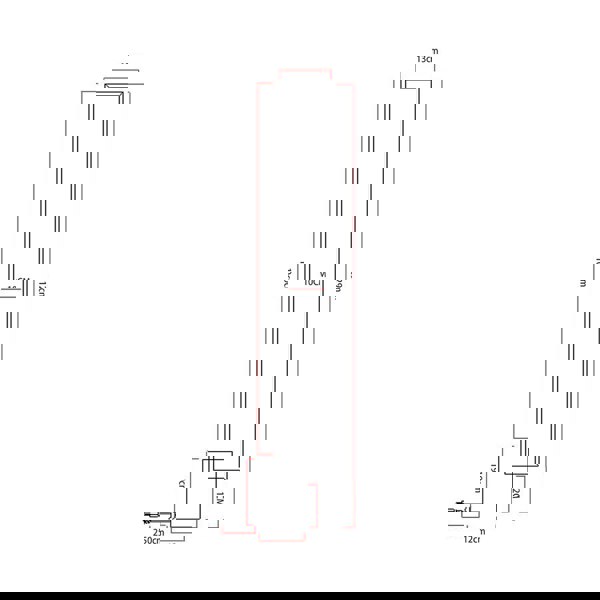 Metal Rectangular LED Floor Lamp with Black Base Floor Lamps Living and Home