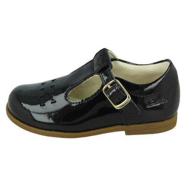 Clarks Girls Clarks Patent Leather Formal Shoes - Drew Play