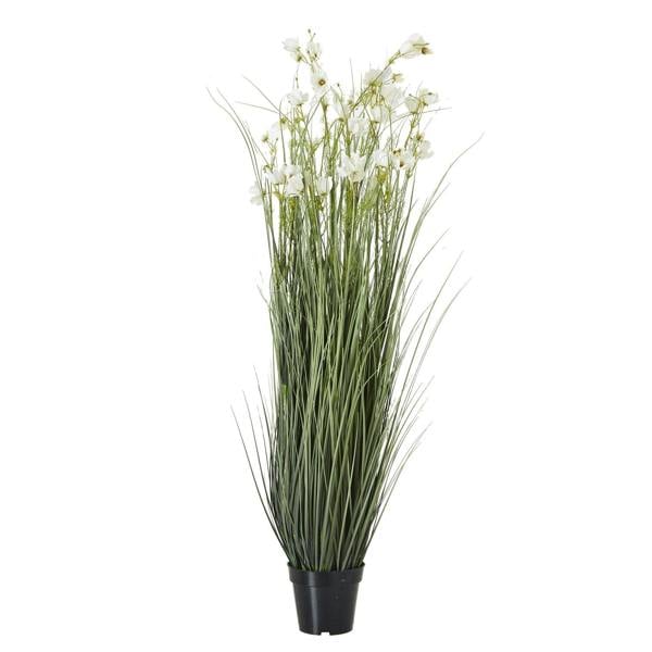 Wyld Haus Large Artificial White Meadow Plant (pot not included)