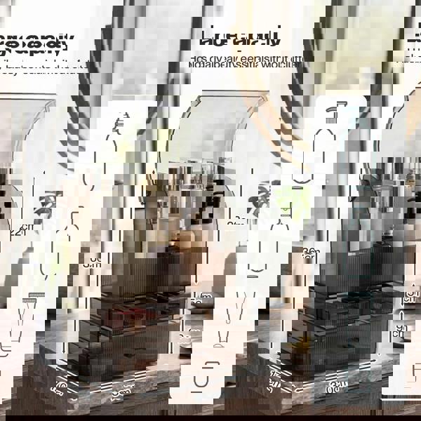 ilus Makeup Storage Organiser Acrylic Cosmetics Organizer Beauty Storage Box