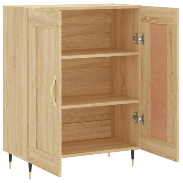 Berkfield Sideboard Sonoma Oak 69.5x34x90 cm Engineered Wood