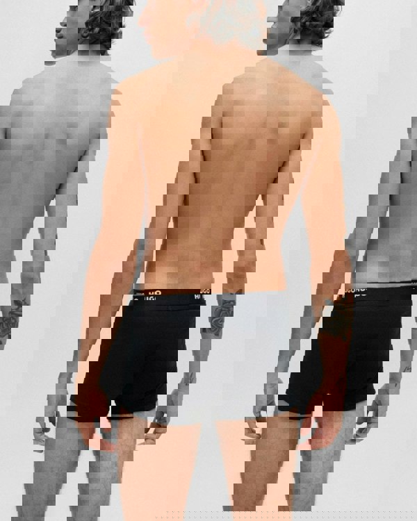 HUGO HUGO 5-Pack Mens Stretch-Cotton Trunks with Logo Waistbands NOS