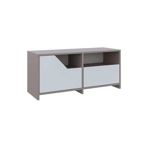 Decortie Modern Nexus Shoe Cabinet 105(W) 2-Door Storage and Open Shelf Space Saver Engineered Wood Hallway