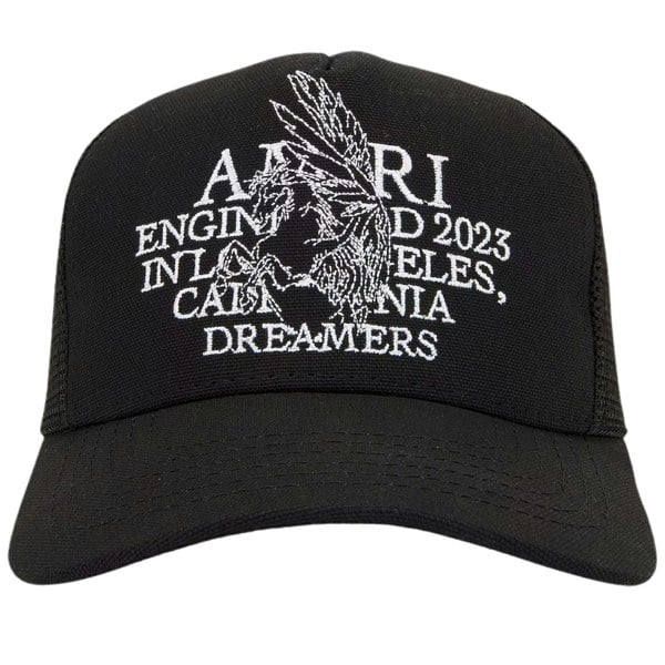 Amiri Pegasus Trucker Hat - Black