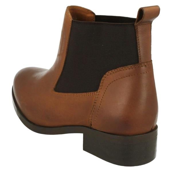 Spot On Ladies Spot On Elasticated Side Ankle Boot