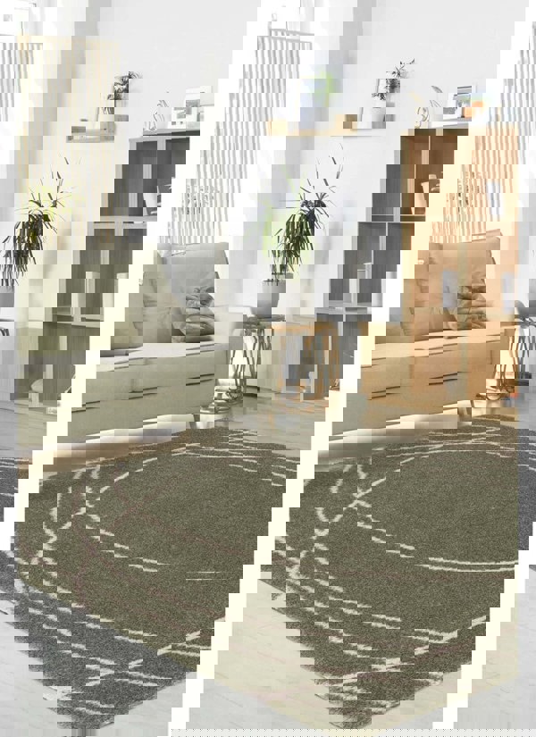 Halo Squiggle Rug – Soft Striped Eco-Friendly Rug