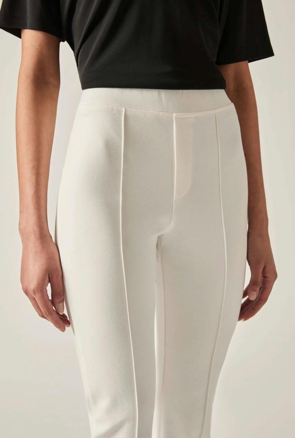 James Lakeland Cigarette Trousers Cream