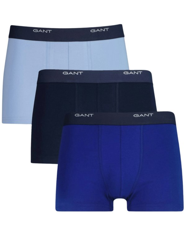GantTrunks 3 - pack3 - Pack Core Logo Boxer Trunks, Blue/NavyBoxers & Briefs