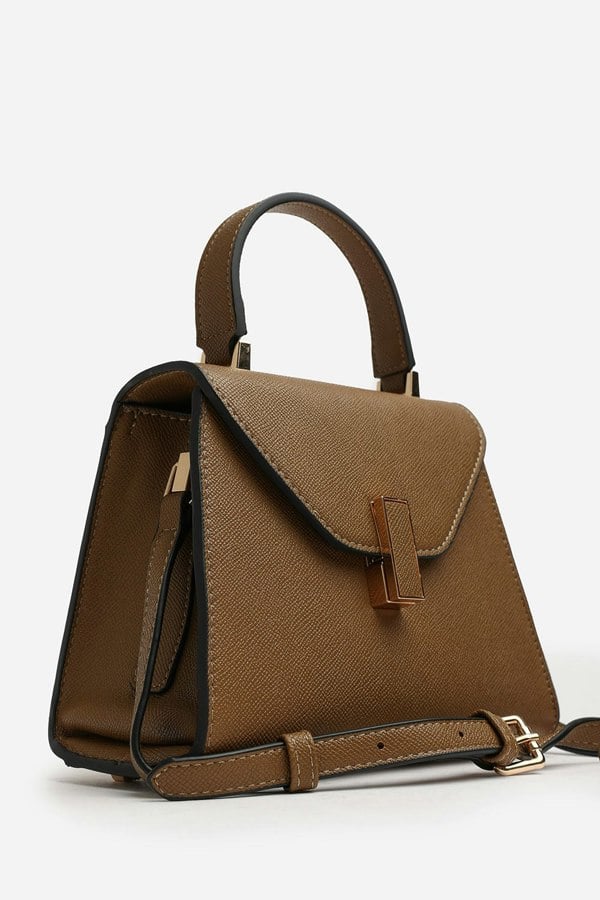 Where's That From Mareas Elegant Top Handle Shoulder Bag In Brown