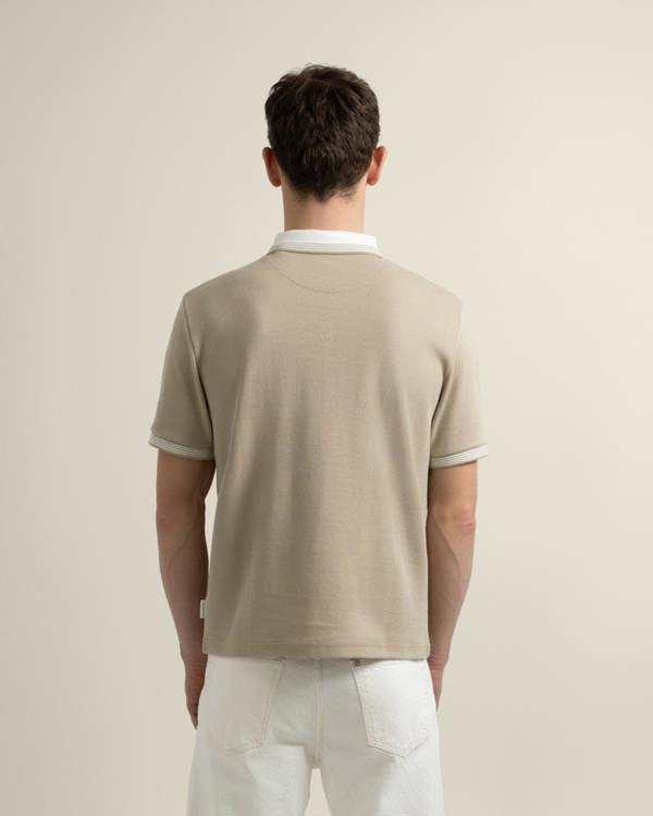 Larsson & Co Nilsson - Contrast Rib Polo Shirt